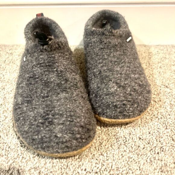 Giesswein Gray Boiled Wool mules 39 - Picture 2 of 8